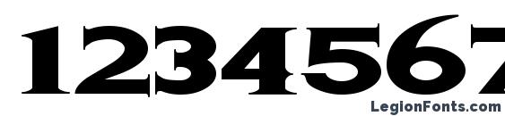 BonJovi Font, Number Fonts