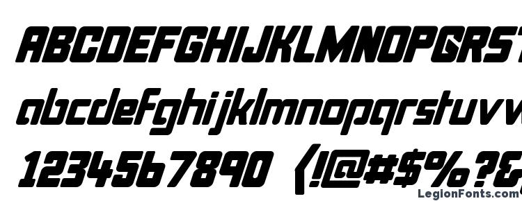 glyphs Bonk Italic font, сharacters Bonk Italic font, symbols Bonk Italic font, character map Bonk Italic font, preview Bonk Italic font, abc Bonk Italic font, Bonk Italic font