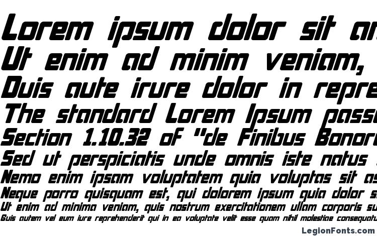 specimens Bonk Italic font, sample Bonk Italic font, an example of writing Bonk Italic font, review Bonk Italic font, preview Bonk Italic font, Bonk Italic font
