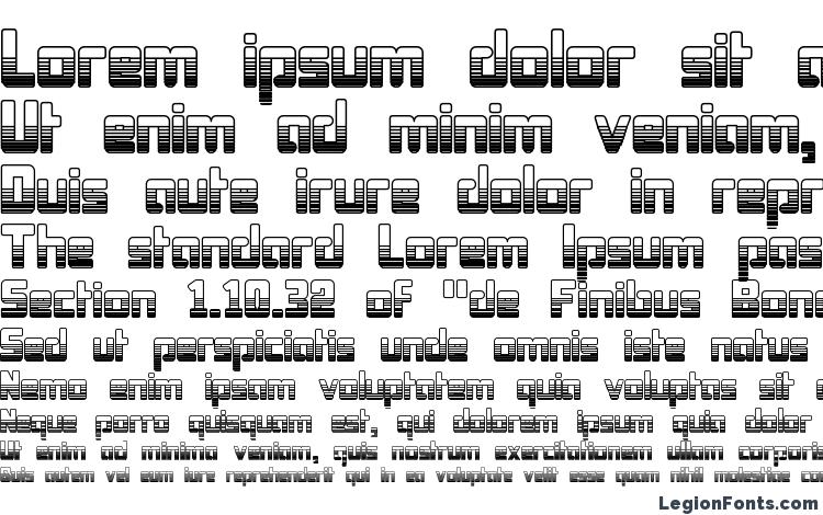 specimens Bonk Outercut font, sample Bonk Outercut font, an example of writing Bonk Outercut font, review Bonk Outercut font, preview Bonk Outercut font, Bonk Outercut font