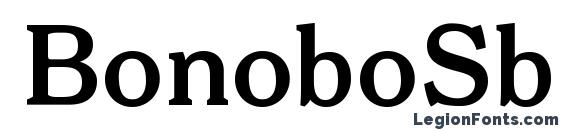 Шрифт BonoboSb Regular