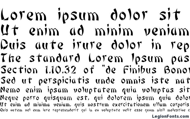 specimens Bonzai Regular font, sample Bonzai Regular font, an example of writing Bonzai Regular font, review Bonzai Regular font, preview Bonzai Regular font, Bonzai Regular font