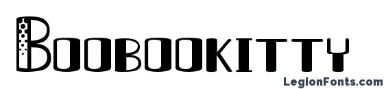 шрифт Boobookitty, бесплатный шрифт Boobookitty, предварительный просмотр шрифта Boobookitty