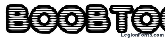 шрифт BoobToobOpen, бесплатный шрифт BoobToobOpen, предварительный просмотр шрифта BoobToobOpen