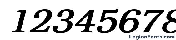 Bookman Bold Italic Font, Number Fonts