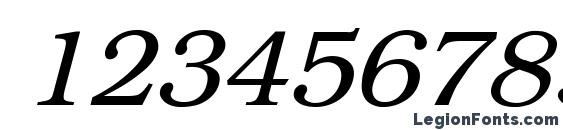 Bookman Italic Font, Number Fonts