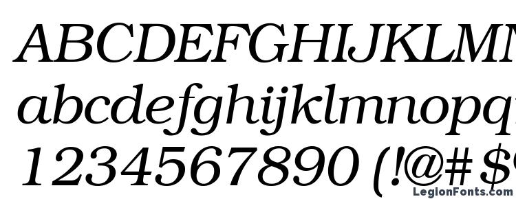 глифы шрифта BookmanATT Italic, символы шрифта BookmanATT Italic, символьная карта шрифта BookmanATT Italic, предварительный просмотр шрифта BookmanATT Italic, алфавит шрифта BookmanATT Italic, шрифт BookmanATT Italic