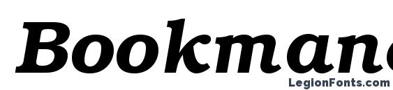 Bookmanc bolditalic Font