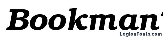 BookmanTTT BoldItalic Font
