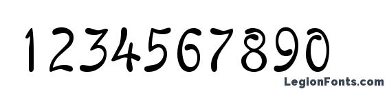 Boomerang Font, Number Fonts