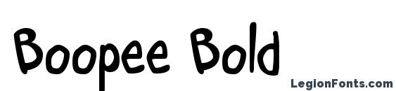 Boopee Bold font, free Boopee Bold font, preview Boopee Bold font