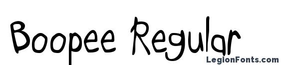 Boopee Regular Font