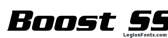 шрифт Boost SSi Bold Italic, бесплатный шрифт Boost SSi Bold Italic, предварительный просмотр шрифта Boost SSi Bold Italic