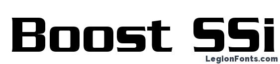 шрифт Boost SSi, бесплатный шрифт Boost SSi, предварительный просмотр шрифта Boost SSi