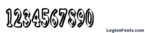 Boosta Font, Number Fonts