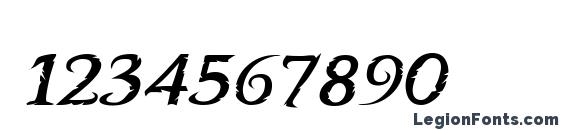 Booter five five Font, Number Fonts