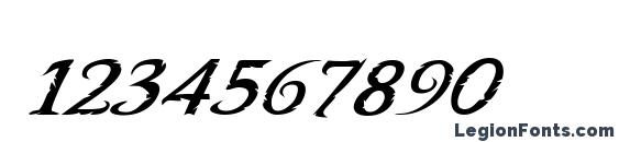 Booter five one Font, Number Fonts