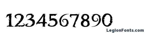 Booter five zero Font, Number Fonts