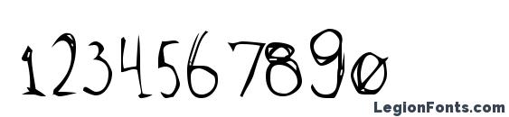 BootyScratch Font, Number Fonts