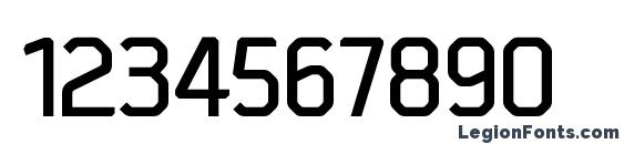 Borda DemiBold Font, Number Fonts