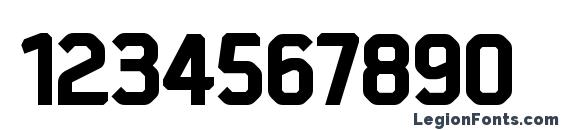 Borda ExtraBold Font, Number Fonts