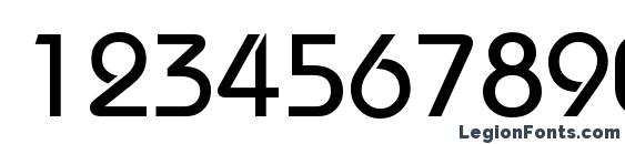 Bordeaux Medium Font, Number Fonts