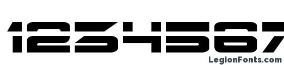 Borg9 Font, Number Fonts