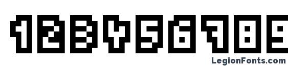 Borgnine Font, Number Fonts