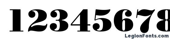 Borjomiblackc Font, Number Fonts