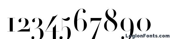Шрифт Borjomilightc, Шрифты для цифр и чисел