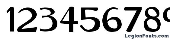 BorowayBOld Font, Number Fonts