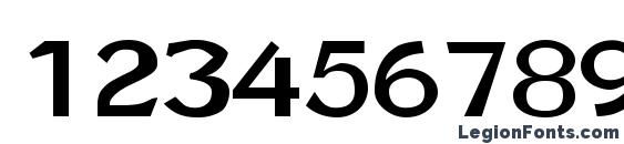 Borror Bold Font, Number Fonts