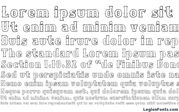 specimens Bosox outline font, sample Bosox outline font, an example of writing Bosox outline font, review Bosox outline font, preview Bosox outline font, Bosox outline font