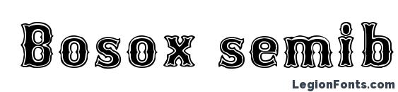 Bosox semibold Font