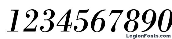 Boston Italic Font, Number Fonts