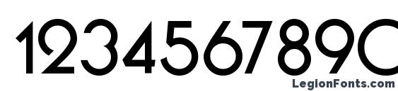 BostonDB Normal Font, Number Fonts