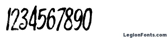 Bouffant Regular Font, Number Fonts