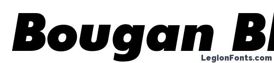 Bougan Black SSi Extra Bold Italic Font, All Fonts