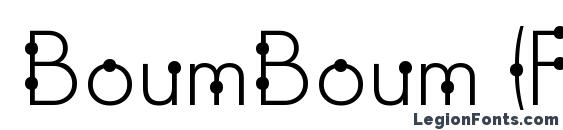 BoumBoum (Free version) font, free BoumBoum (Free version) font, preview BoumBoum (Free version) font