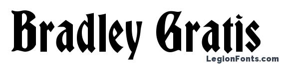 Bradley Gratis font, free Bradley Gratis font, preview Bradley Gratis font