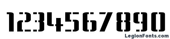 Braeside Font, Number Fonts