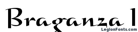 Braganza ITC Font