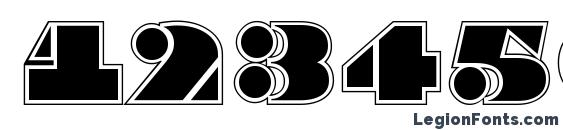 Bragga 8 Font, Number Fonts