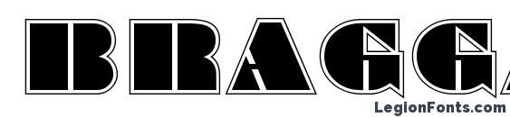 Bragga 8 font, free Bragga 8 font, preview Bragga 8 font