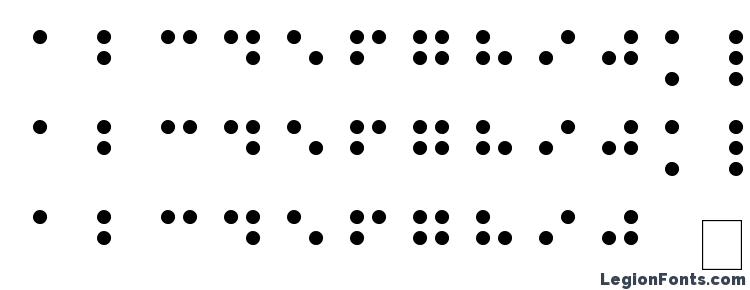 glyphs Braille font, сharacters Braille font, symbols Braille font, character map Braille font, preview Braille font, abc Braille font, Braille font