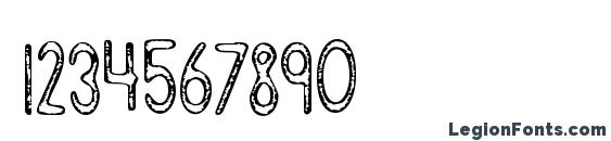 BramaleaBeauty Regular Font, Number Fonts