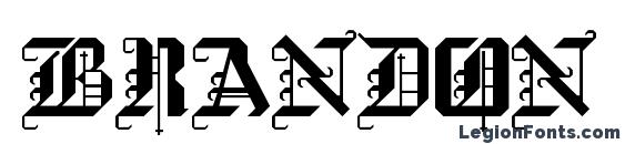 шрифт BRANDON Regular, бесплатный шрифт BRANDON Regular, предварительный просмотр шрифта BRANDON Regular