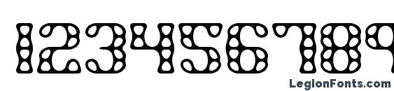 Brass Knuckle BRK Font, Number Fonts