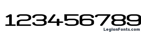 Brave New Era (flat) G98 Font, Number Fonts
