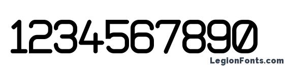 Brave New Era G98 Font, Number Fonts